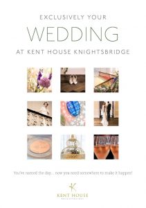 Weddings at Kent House Knightsbridge